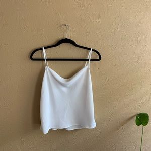 Topshop cowl neck tank top